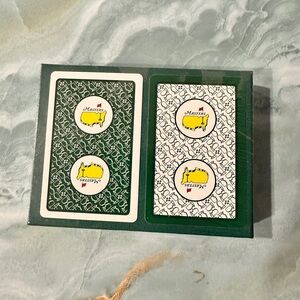 2025 MASTERS (2) Decks OF PLAYING CARDS from AUGUSTA NATIONAL Golf